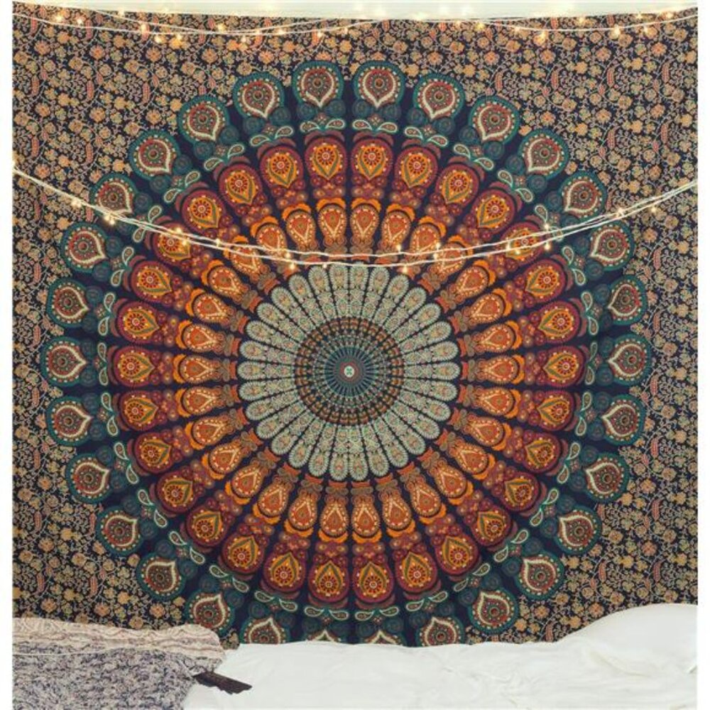 Popular Handicrafts Hippie Mandala Bohemian Psychedelic Intricate Floral Design
